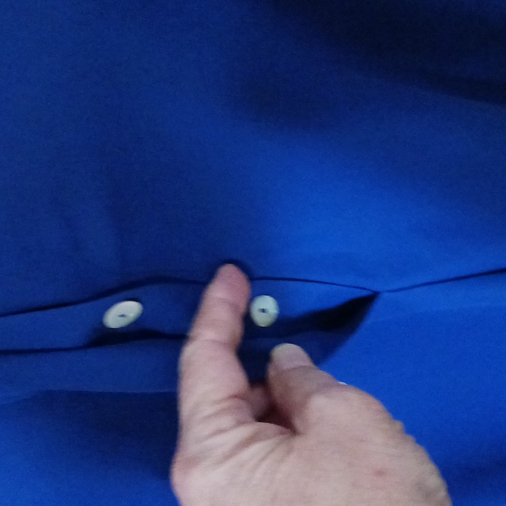 Chico's Royal Blue Blouse - Picture 6 of 9